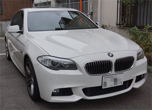 BMW528iRﾊﾞﾝﾊﾟｰ交換・F撥水・T'sWS-1 (1)