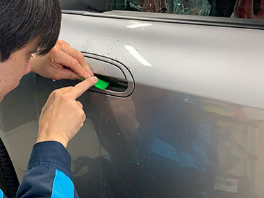 ドアカップののカープロテクションフィルム