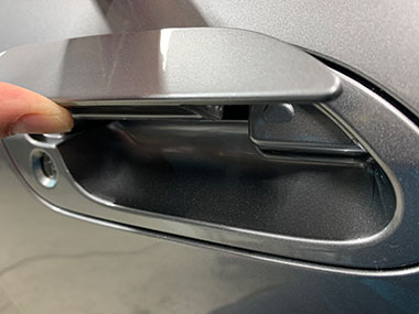 ドアカップののカープロテクションフィルム