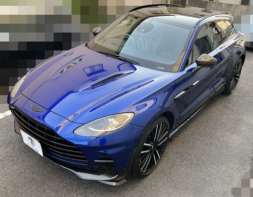 アストンマーチンのカープロテクションフィルム