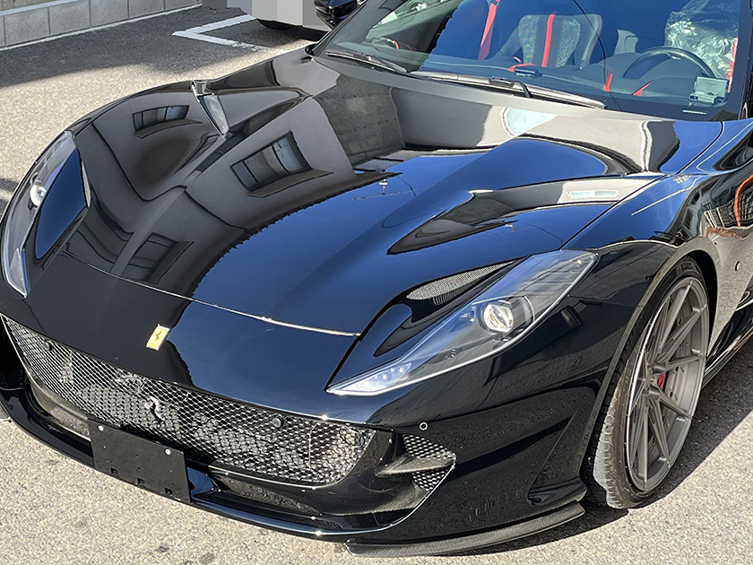 フェラーリのカープロテクションフィルム
