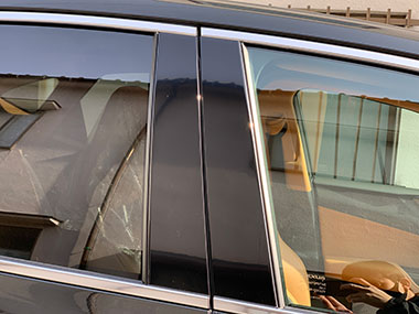 ピラーのカープロテクションフィルム