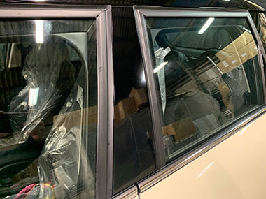 ピラーのカープロテクションフィルム