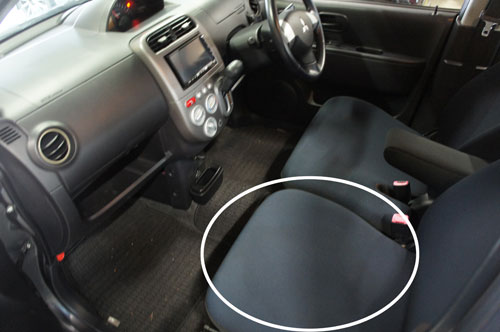 車内清掃 ルームクリーニング 広島 猫尿クリーニング 三菱 Ekワゴン ティーズフィルム広島 カーコーティング フロントガラス カーフィルム施工紹介ブログ