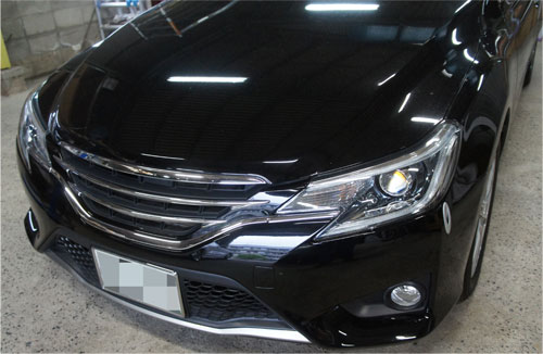 内装カラーチェンジ 広島 トヨタ マークx ティーズフィルム広島 カーコーティング フロントガラス カーフィルム施工紹介ブログ