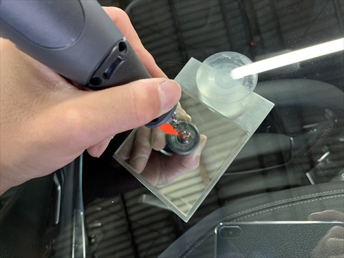 フロントガラスリペア カーフィルム フロントガラス修理・透明断熱