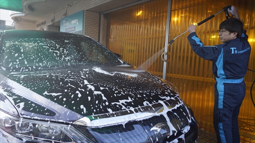 トヨタ車のコーティング ハリアー ティーズフィルム広島
