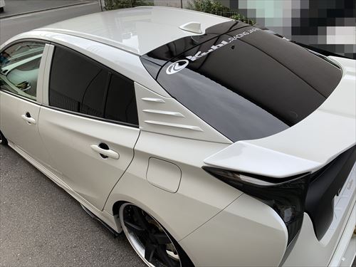 カーラッピングフィルム 広島 ルーフラッピング トヨタ プリウス ティーズフィルム広島 カーコーティング フロントガラス カーフィルム施工紹介ブログ