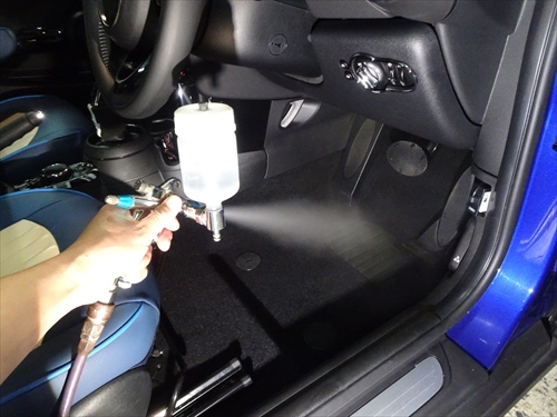 車内クリーニング 広島 リフレッシュクリーニング MINI クーパー part1 