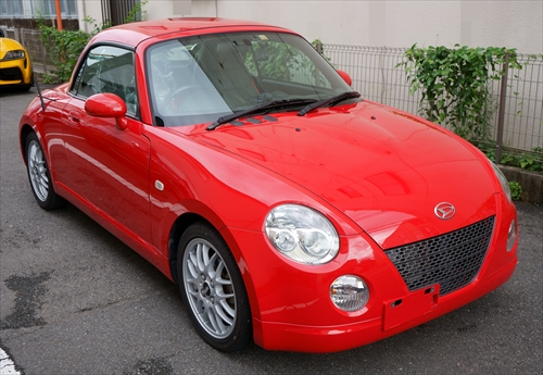 カーコーティング 広島 ティーズクリアーコーティング 施工動画 ダイハツ コペン ティーズフィルム広島 カーコーティング フロントガラス カーフィルム施工紹介ブログ