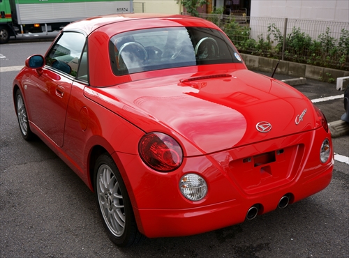 カーコーティング 広島 ティーズクリアーコーティング 施工動画 ダイハツ コペン ティーズフィルム広島 カーコーティング フロントガラス カーフィルム施工紹介ブログ