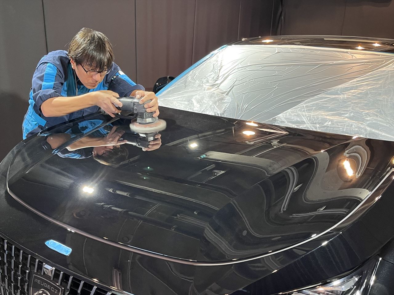 プジョー 408GTのカーコーティング – 広島のカーコーティング