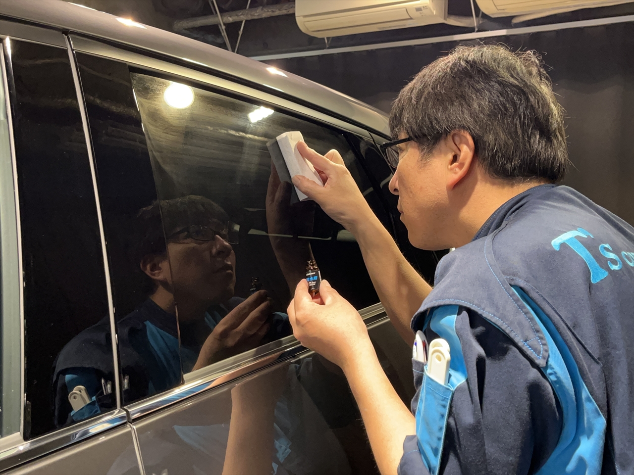 ガラス撥水コーティング