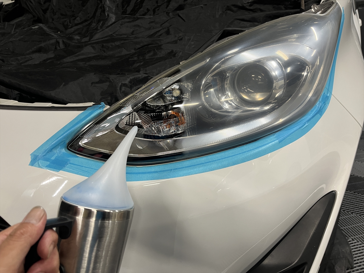 ヘッドライトリペア