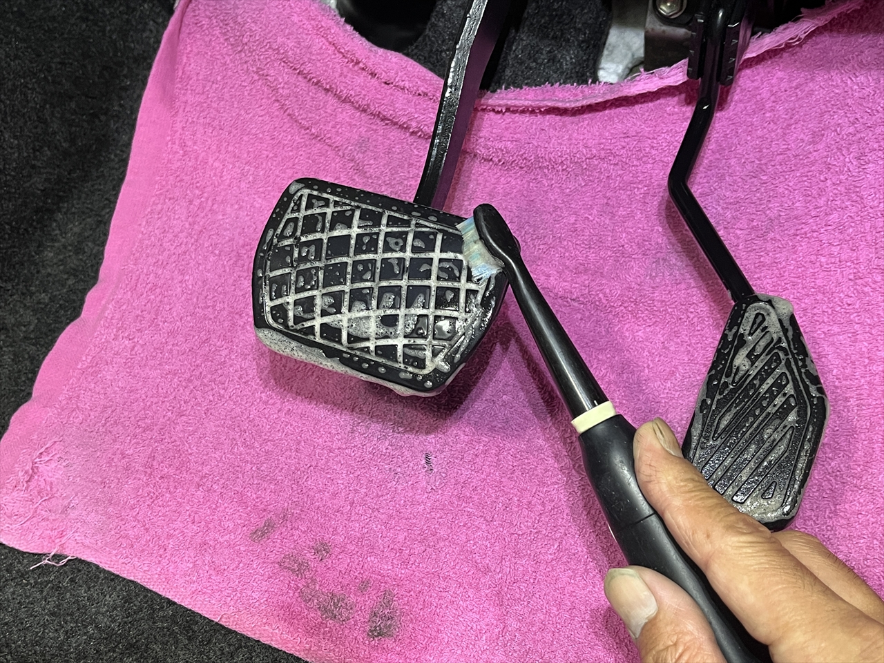 車内クリーニング (お漏らし)