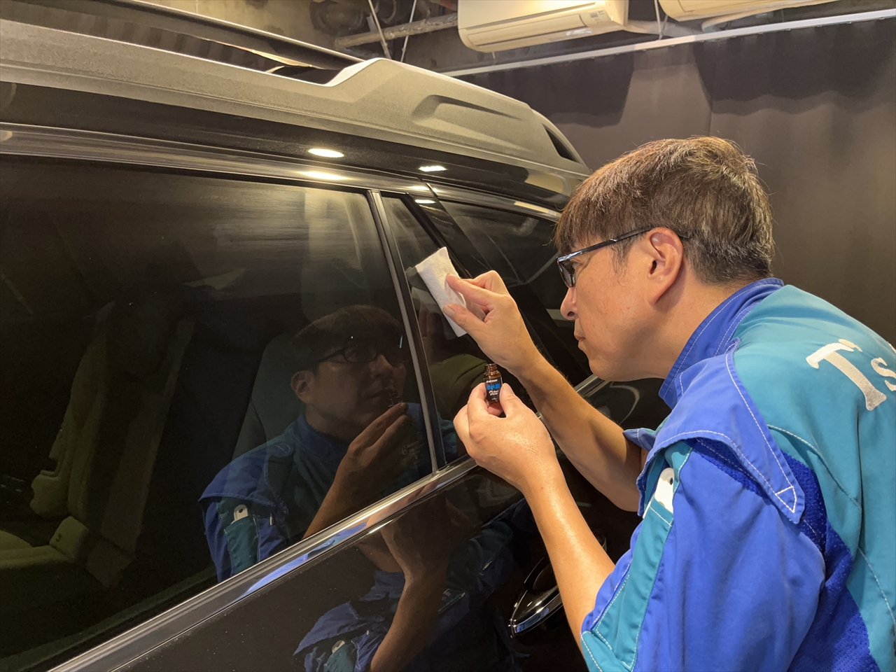 ガラス撥水コーティング