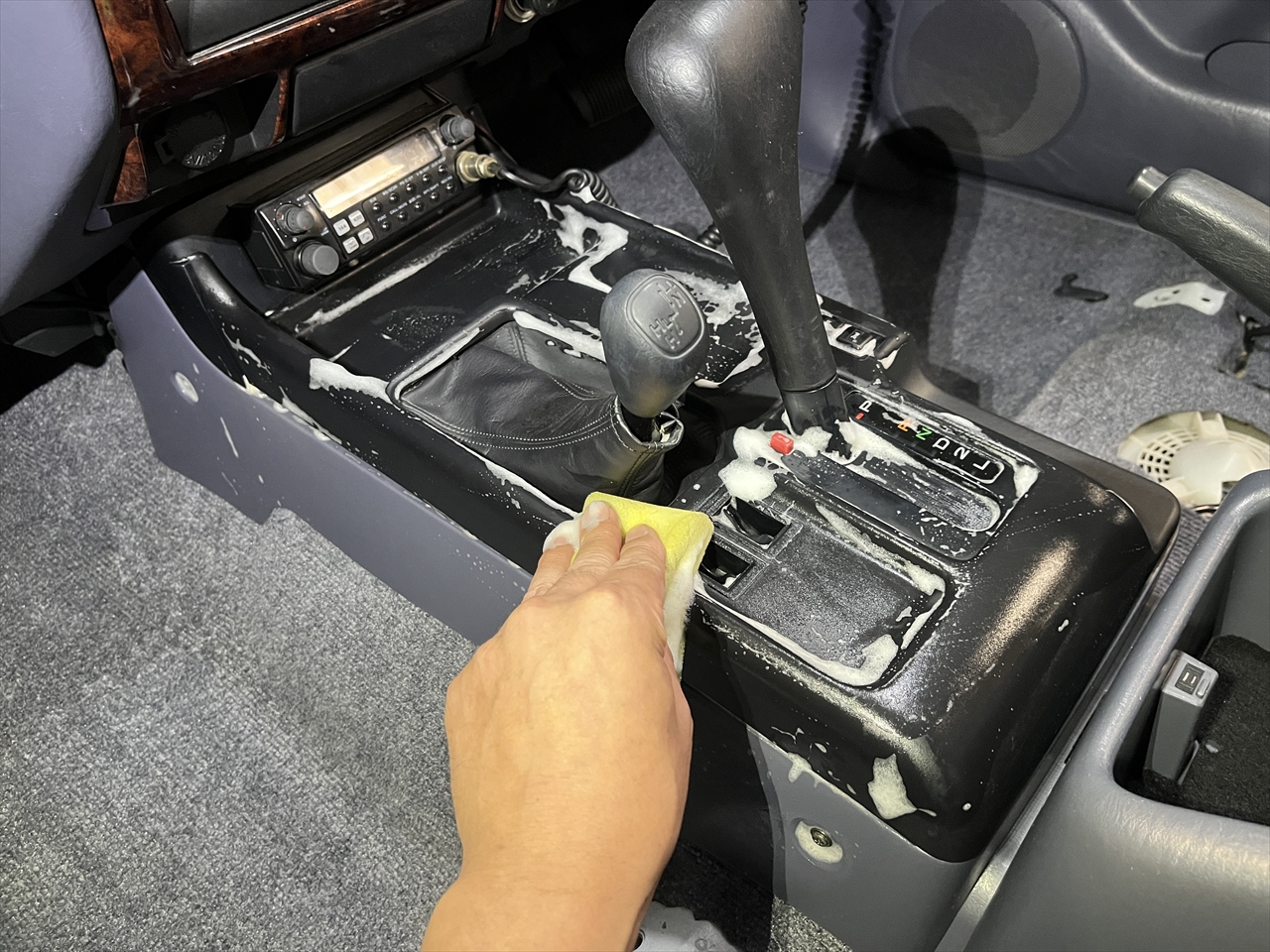 車内クリーニング(嘔吐)