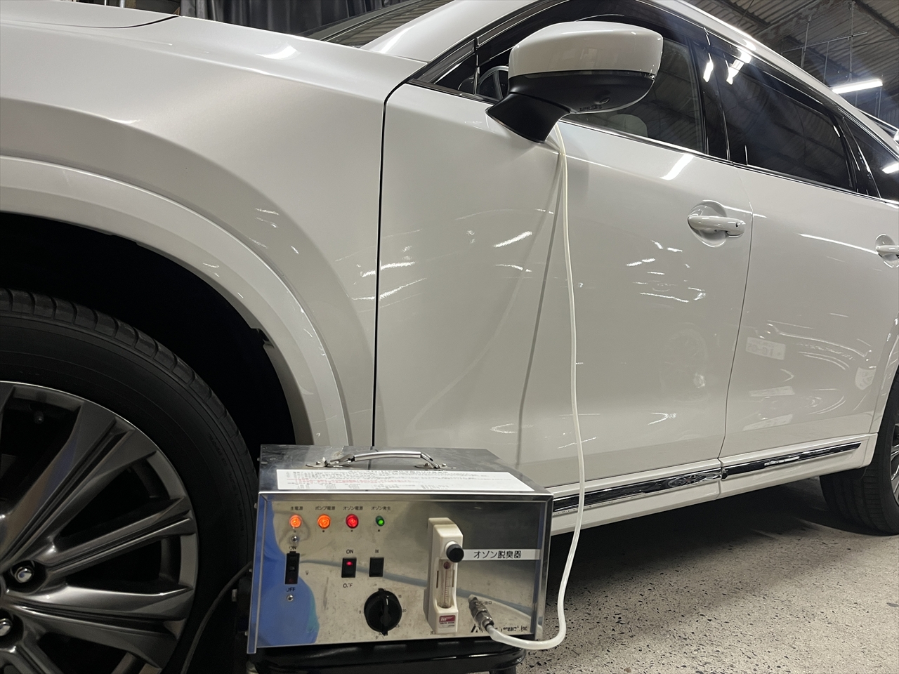 車内クリーニング (嘔吐 シート周り)