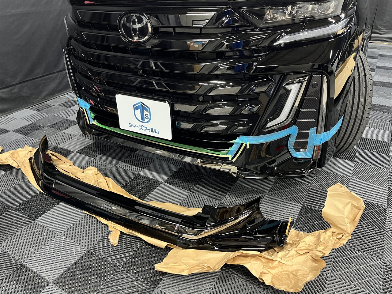 フロントスポイラー交換