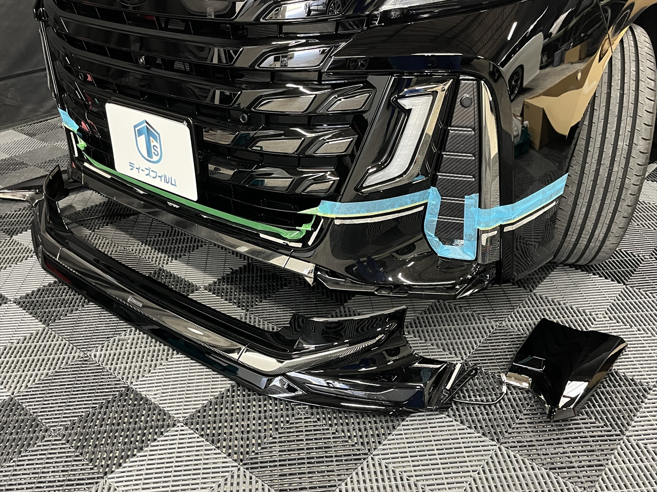 フロントスポイラー交換