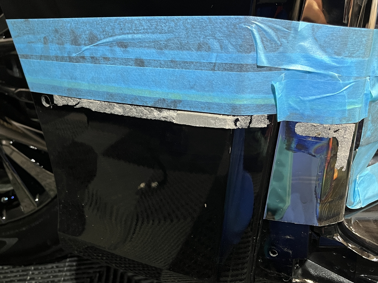 フロントスポイラー交換