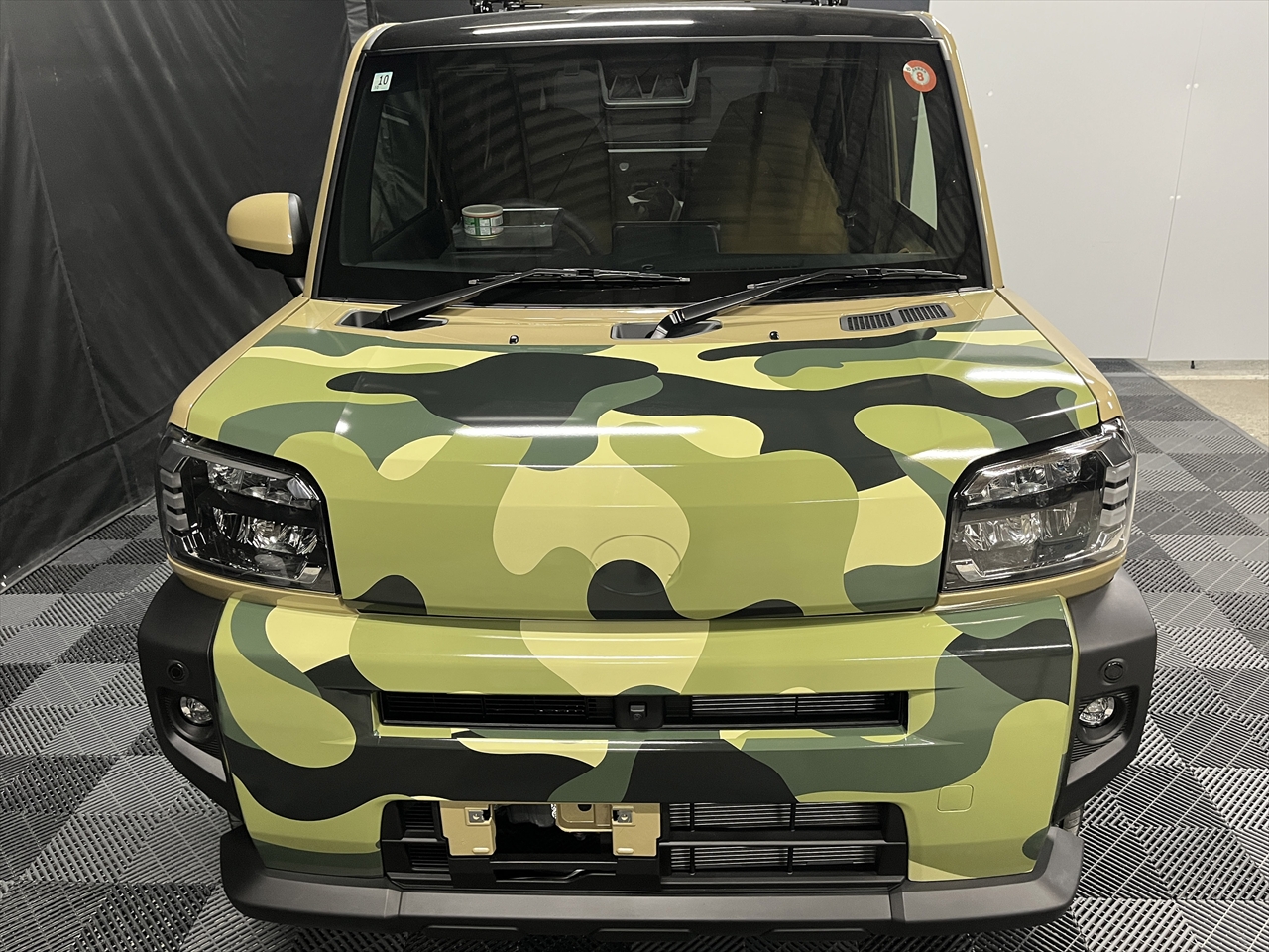 カーラッピングフィルム(迷彩柄グリーン)