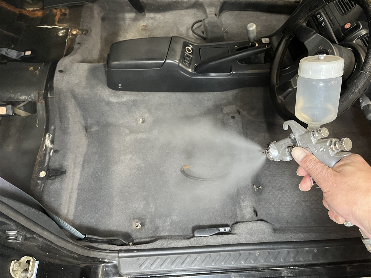 車内クリーニング(カビ)