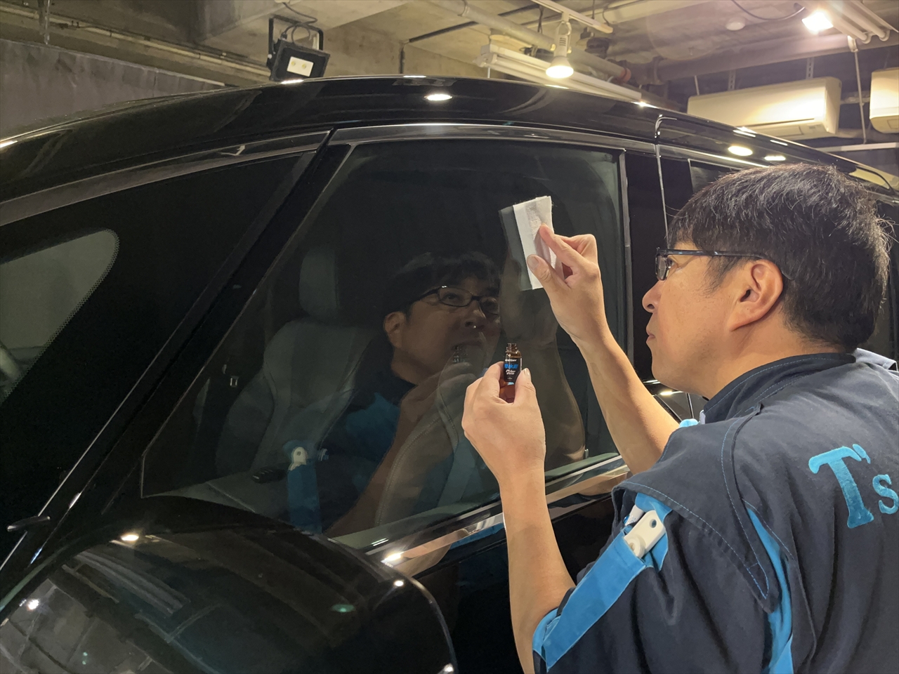 ガラス撥水コーティング