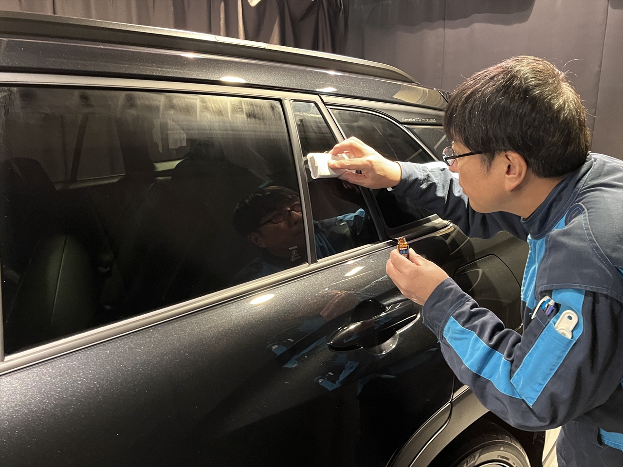 ガラス撥水コーティング