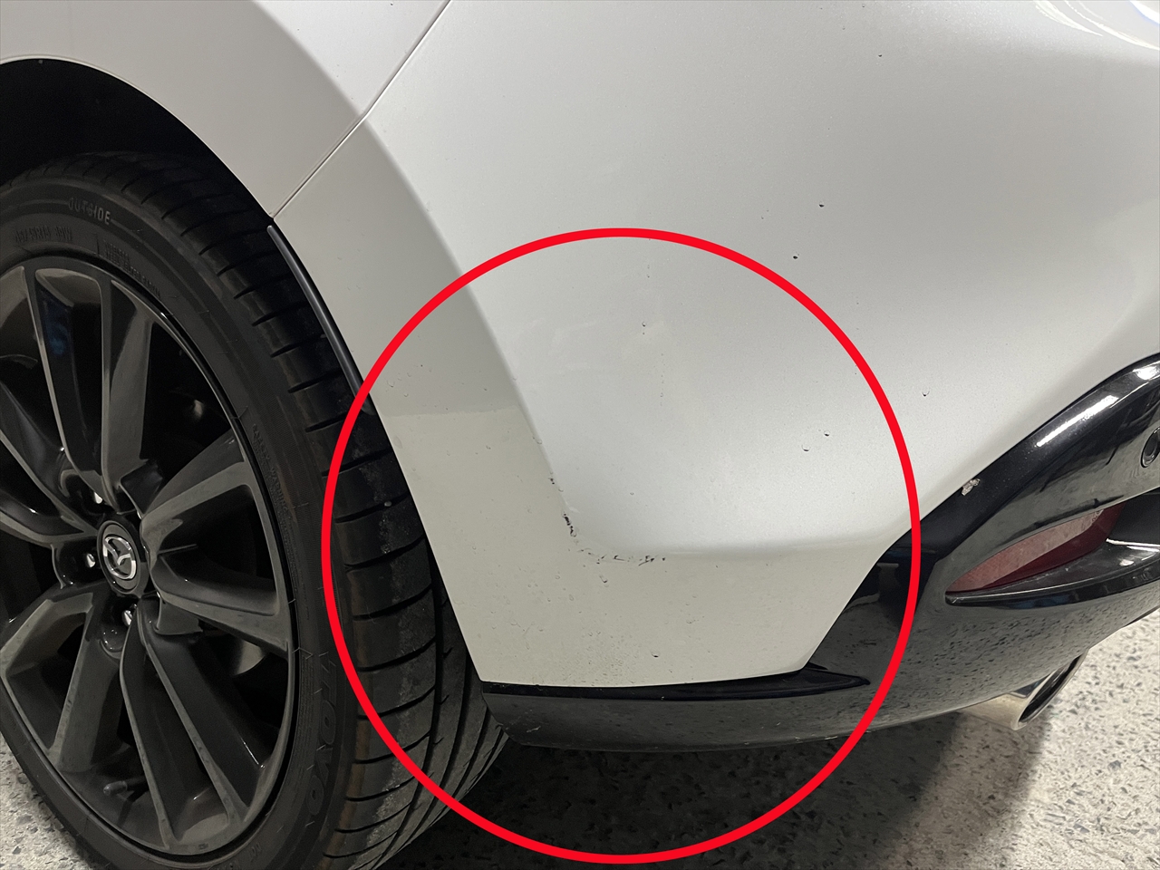 リアバンパー交換修理