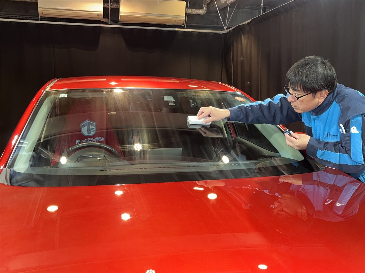 ガラス撥水コーティング