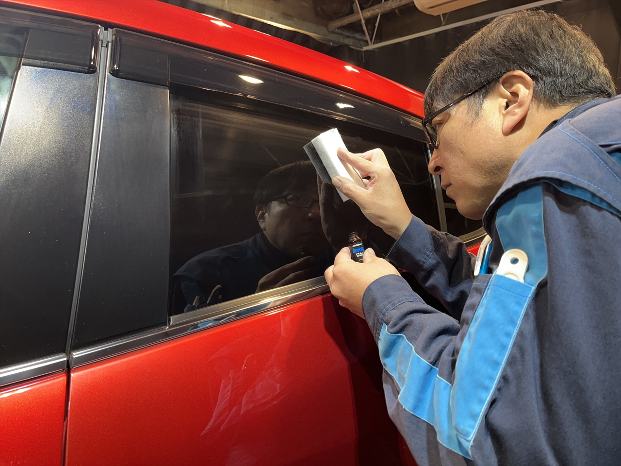 ガラス撥水コーティング