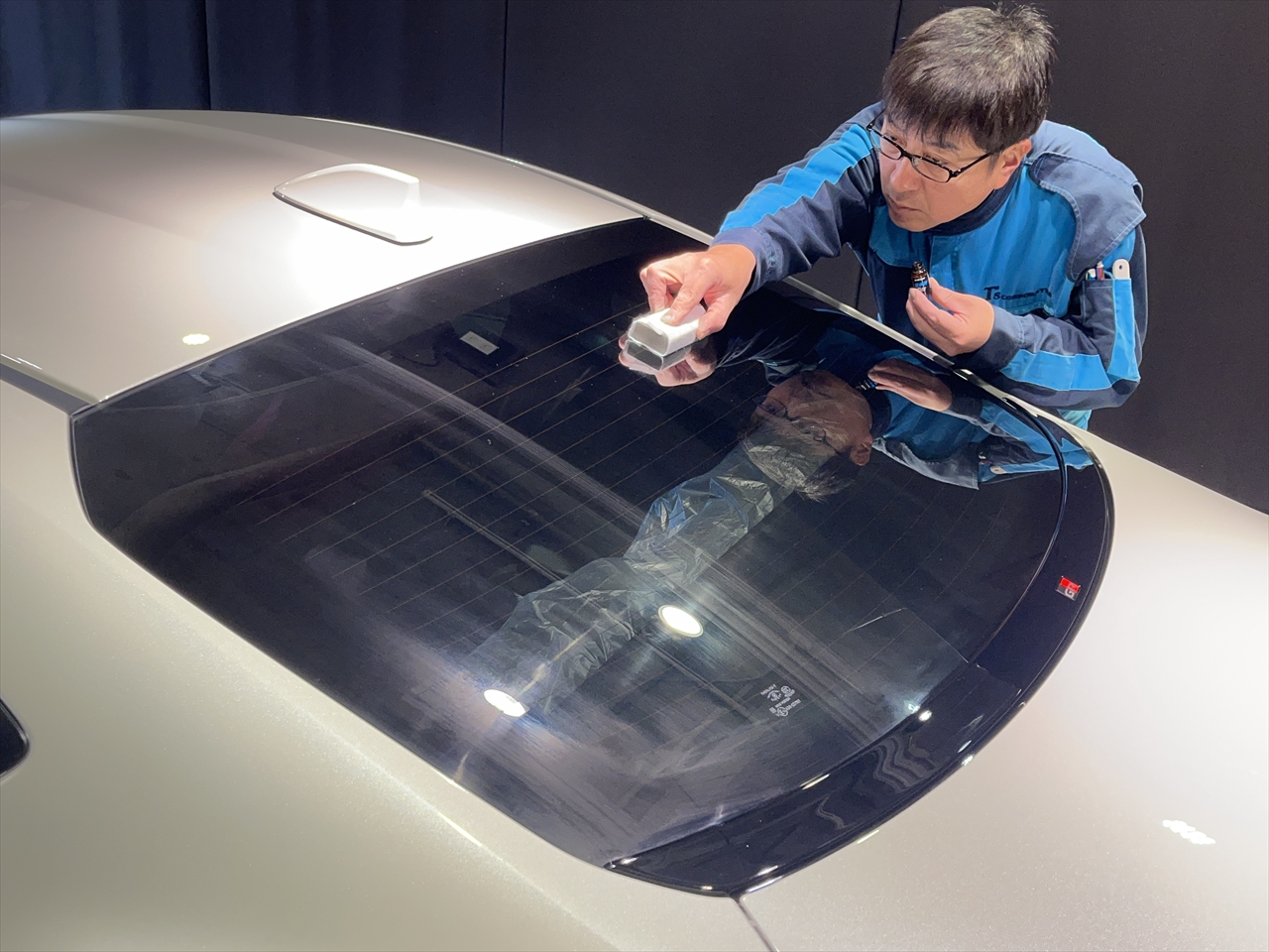 ガラス撥水コーティング