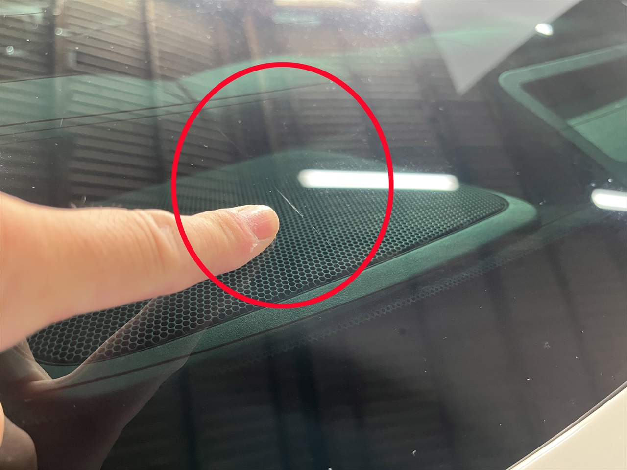 リアガラス交換