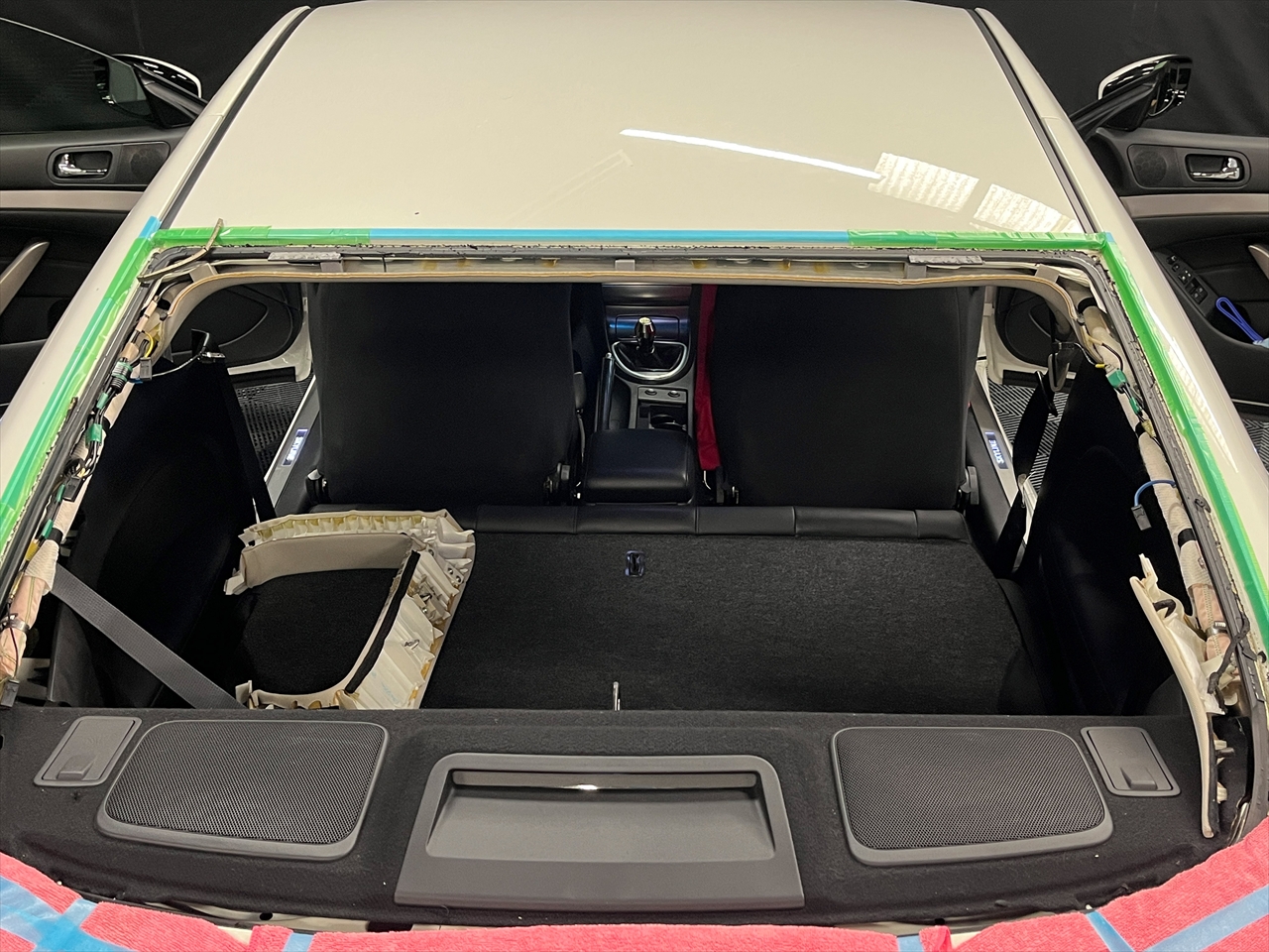 リアガラス交換