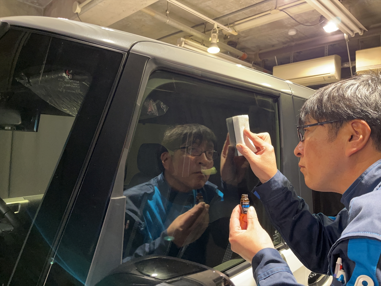 ガラス撥水コーティング