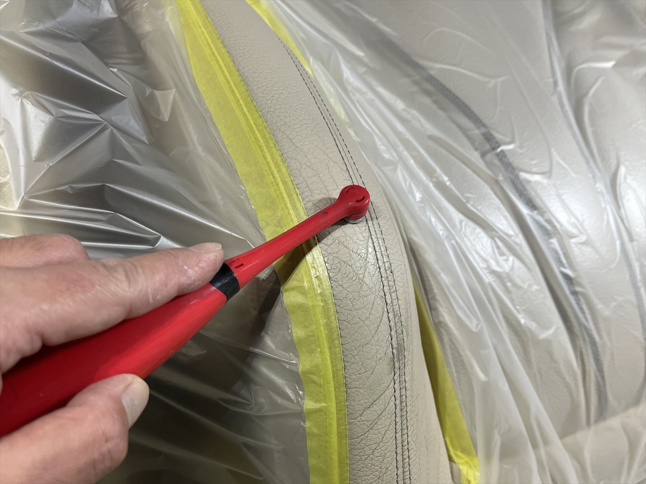 内装リペア・修理(レザーシート補修)