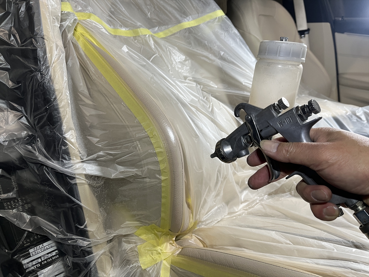 内装リペア・修理(レザーシート補修)