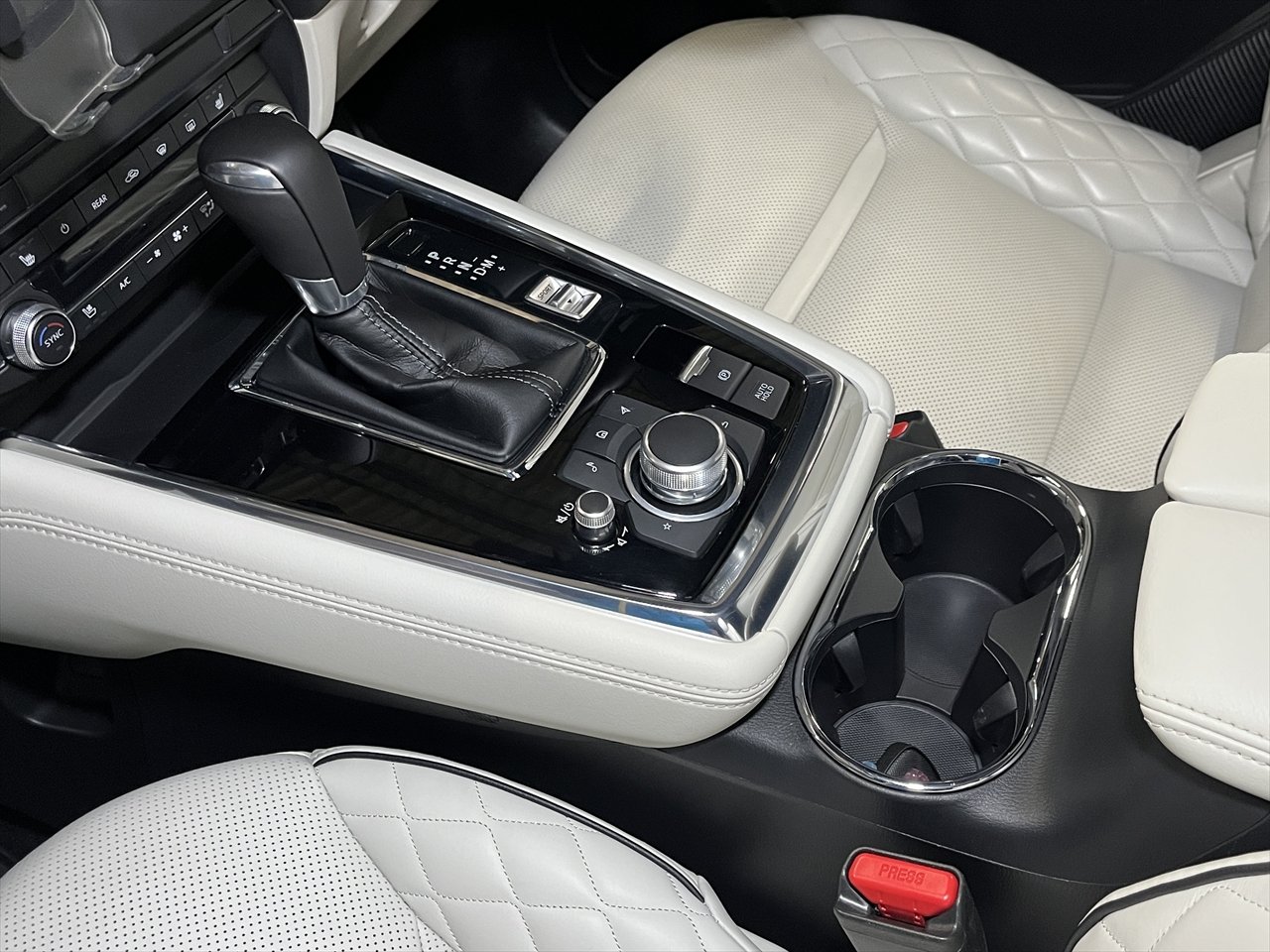 車内クリーニング (嘔吐 センターコンソール周り)