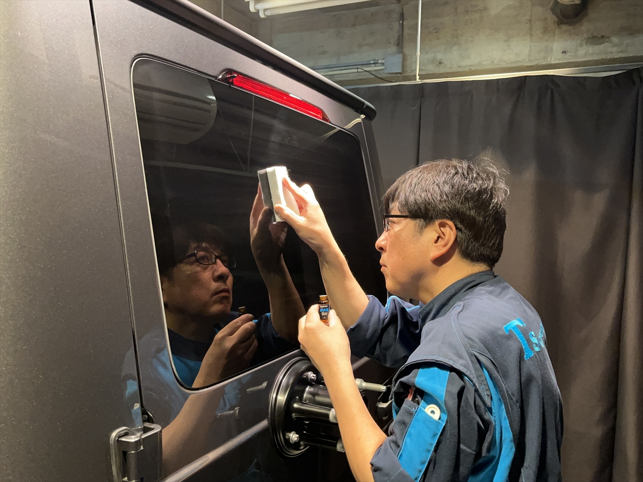 ガラス撥水コーティング