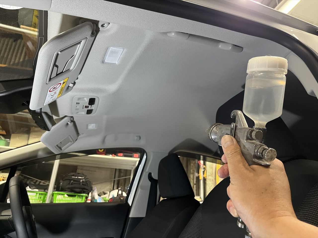 消臭剤散布