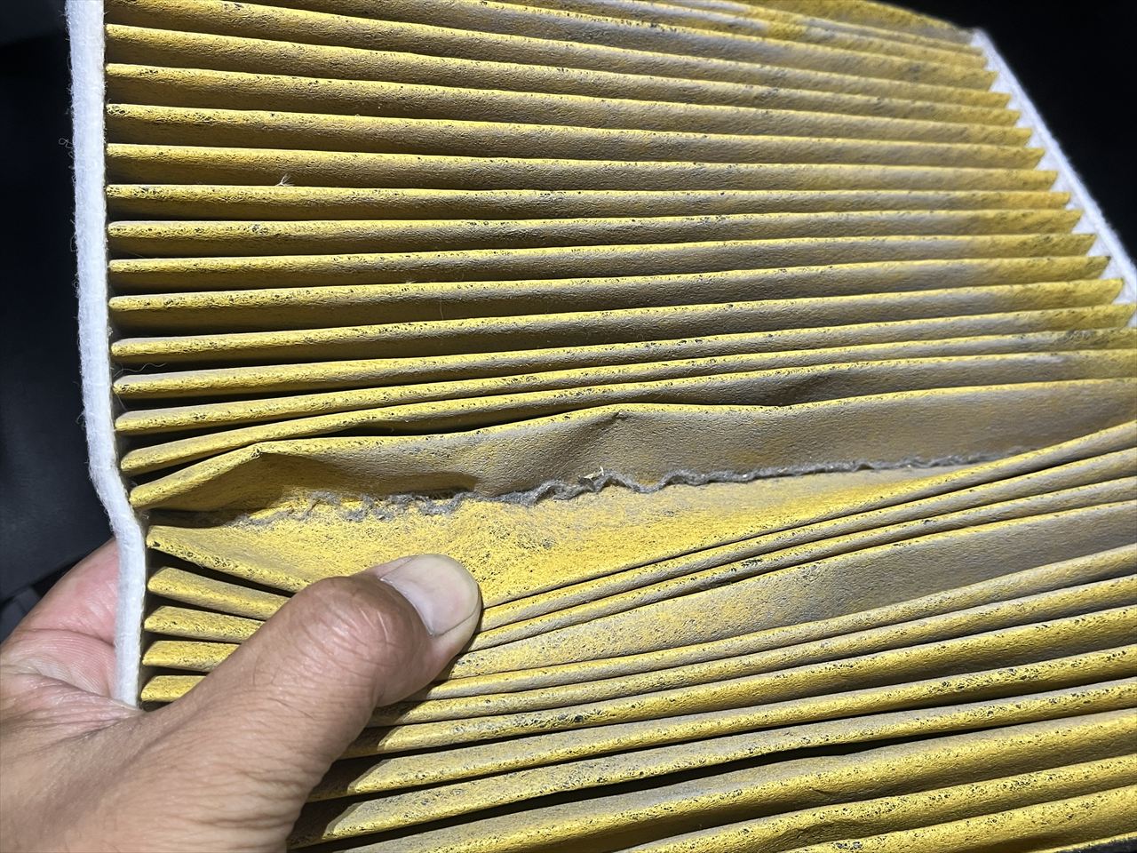 エアコンフィルター交換